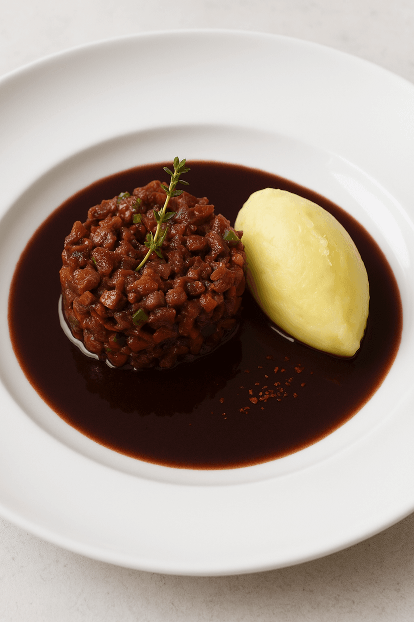 L’Axoa de magret de canard au couteau : l’élégance basque revisitée !